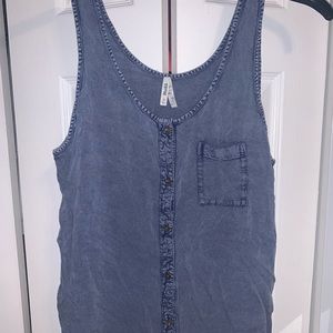 Women’s Buttoned- Denim Camisole